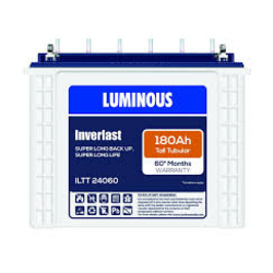 LUMINOUS ILTT 24060 180AH TALL TUBULAR , BEST PRICE IN CHENNAI SHOWROOM 