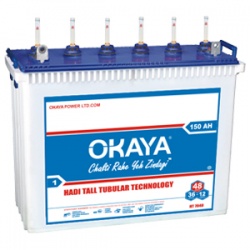 Okaya HT42048 220AH Hadi Tall Tubular Battery